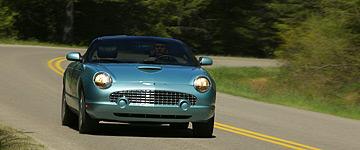 Hertz Ford Thunderbird - Glacier National Park